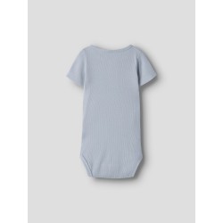 NAME IT BABY Kab Kortærmet Bodystocking - Blue Fog