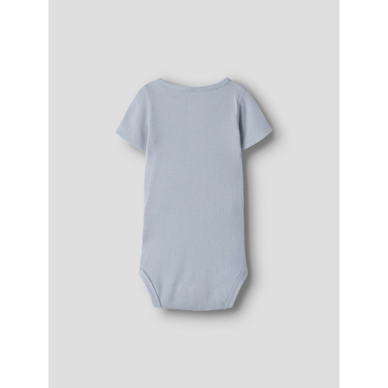 NAME IT BABY Kab Kortærmet Bodystocking - Blue Fog