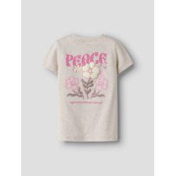 NAME IT Mini Dartiana S/S T-shirt - Peyote Melange