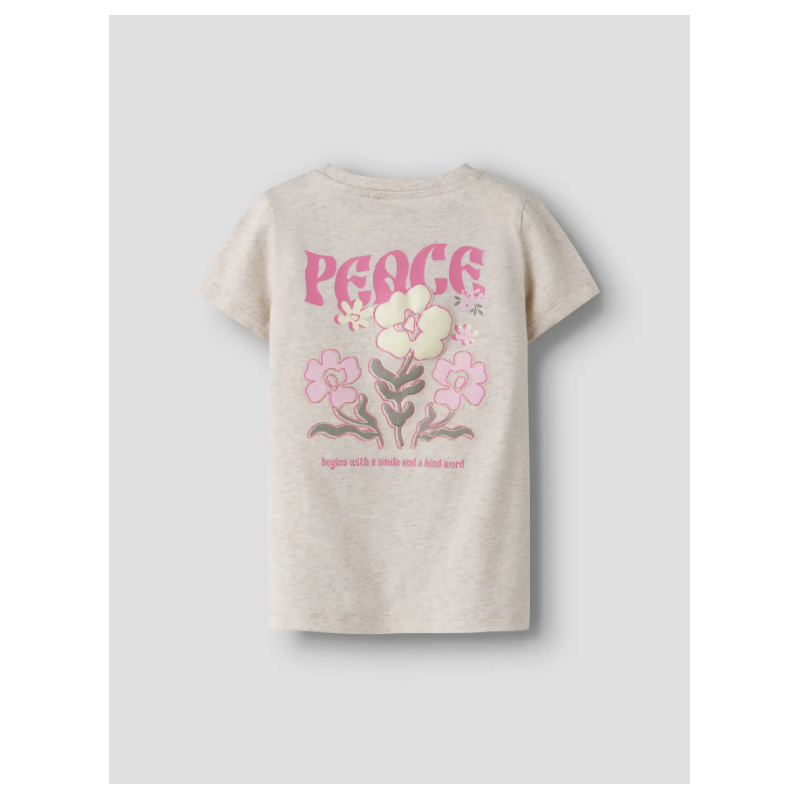 NAME IT Mini Dartiana S/S T-shirt - Peyote Melange