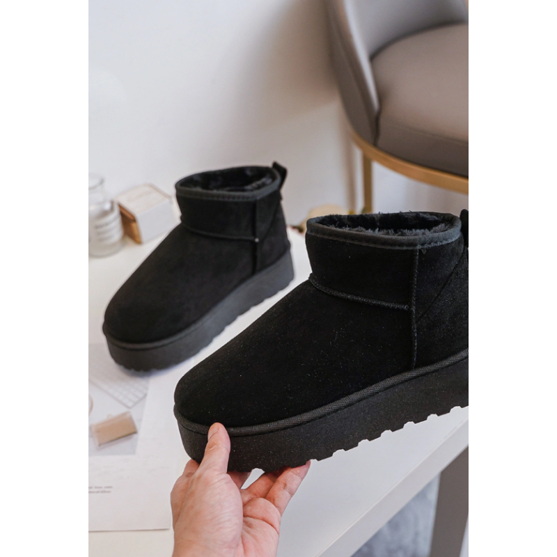 ITALIA Kids Platform Bamsesko M. Høj skaft - Sort