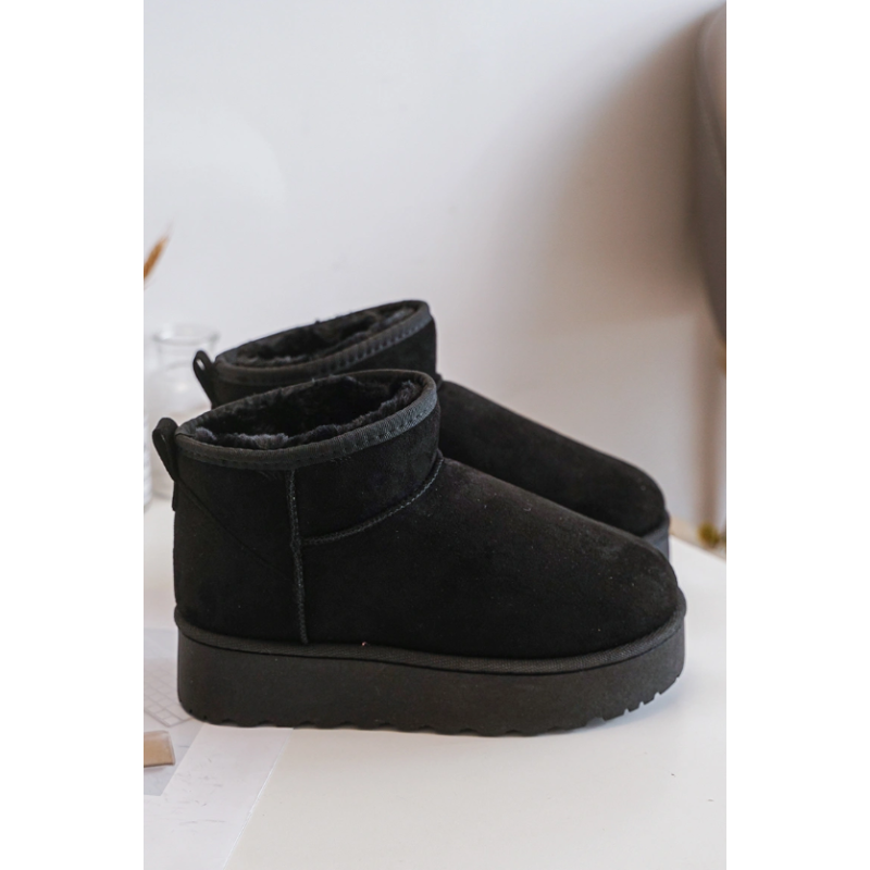 ITALIA Kids Platform Bamsesko M. Høj skaft - Sort