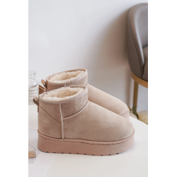 ITALIA Kids Platform Bamsesko M. Høj skaft - Beige