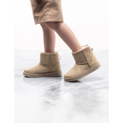 ITALIA Kids Platform Bamsesko M. Høj Skaft - Taupe