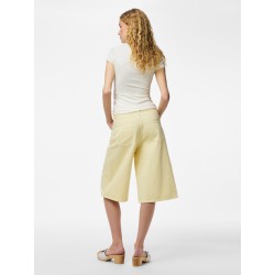 PIECES Sky denim shorts - French Vanilla