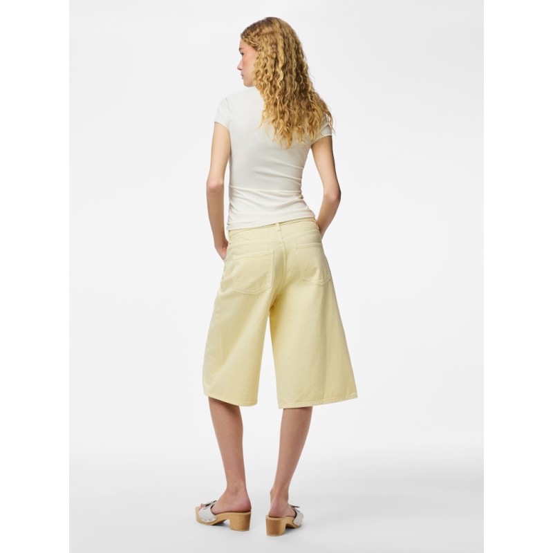 PIECES Sky denim shorts - French Vanilla