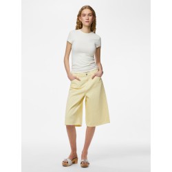 PIECES Sky denim shorts - French Vanilla