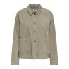 ONLY Kana Corduroy langærmet jakke - Silver mink