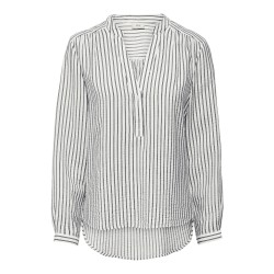 JDY Barbara life langærmet bluse - Cloud Dancer