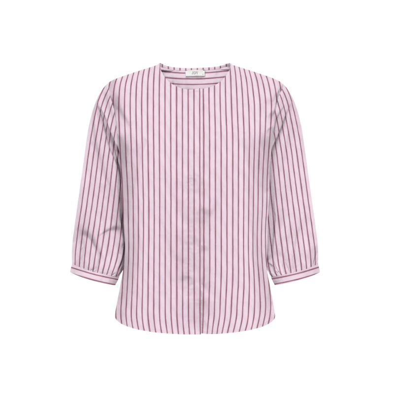 JDY Mio trekvartærmer bluse - Chalk Pink