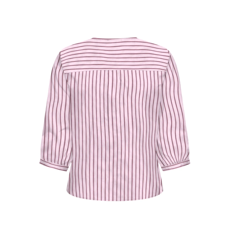JDY Mio trekvartærmer bluse - Chalk Pink