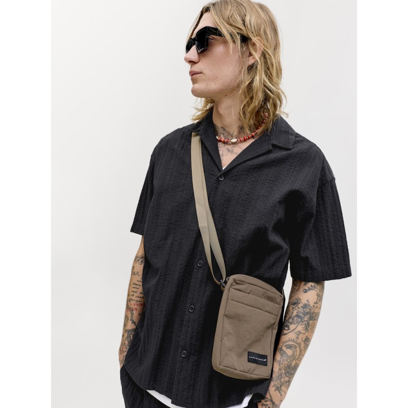 JACK & JONES Tyson kortærmet resort skjorte - Black