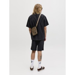 JACK & JONES Tyson kortærmet resort skjorte - Black