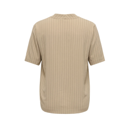 ONLY CARMAKOMA Elsa kortærmet t-shirt - Silver Mink