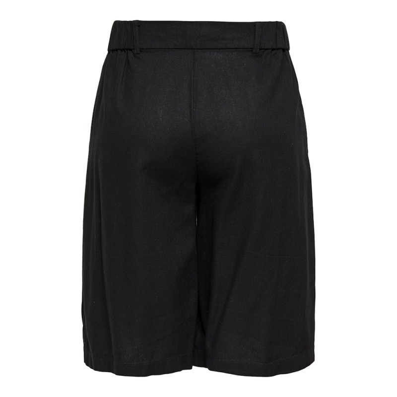 ONLY Goa lange hør shorts - Black