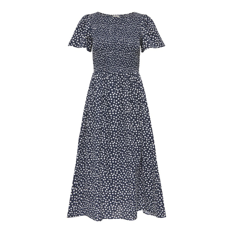 JDY Calia kortærmet midi kjole - Night Sky