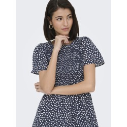 JDY Calia kortærmet midi kjole - Night Sky