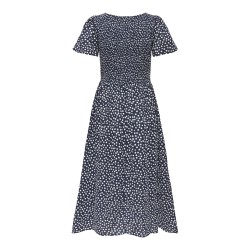 JDY Calia kortærmet midi kjole - Night Sky