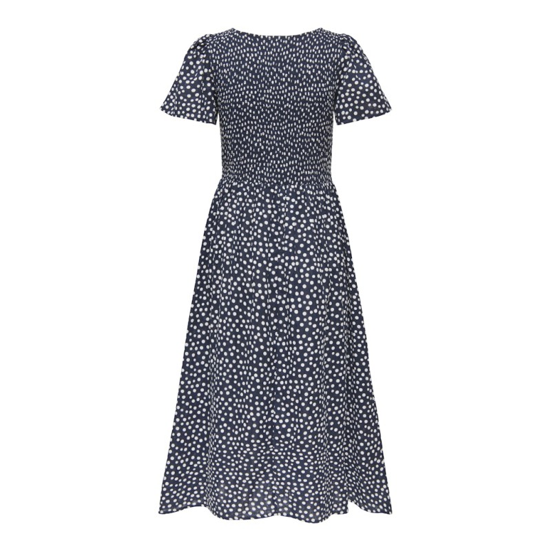 JDY Calia kortærmet midi kjole - Night Sky