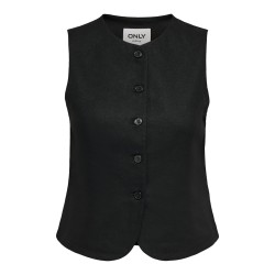 copy of ONLY Goa kortærmet hør vest - Black