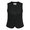 copy of ONLY Goa kortærmet hør vest - Black