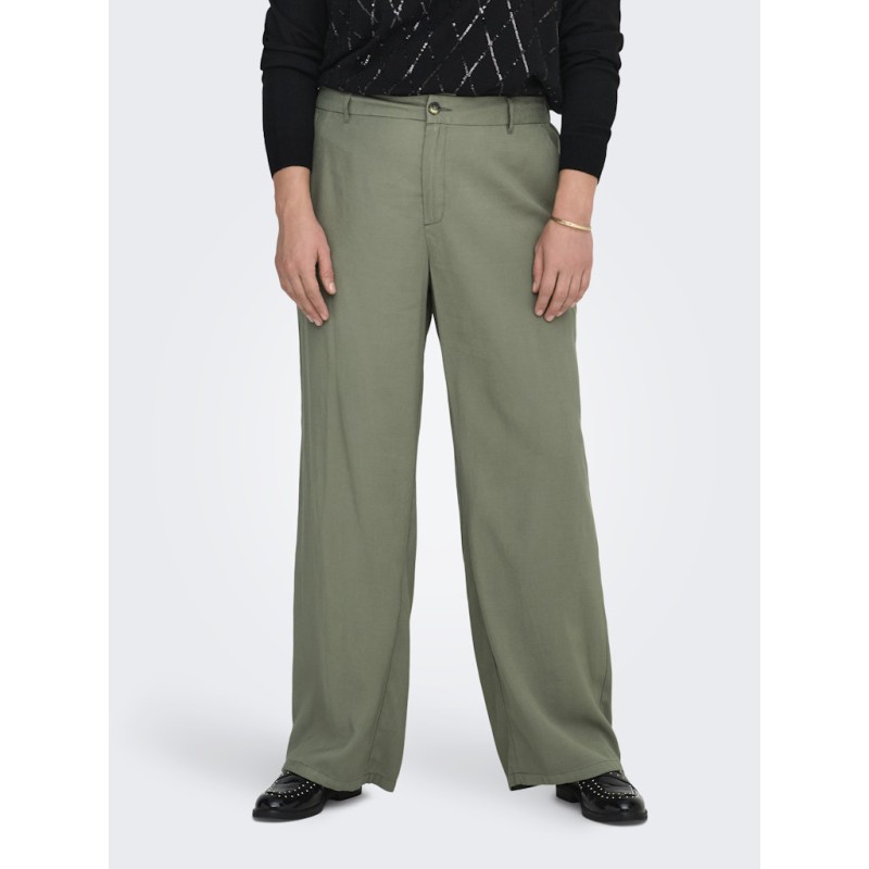 ONLY CARMAKOMA Aris Life bukser -  Smokey Olive