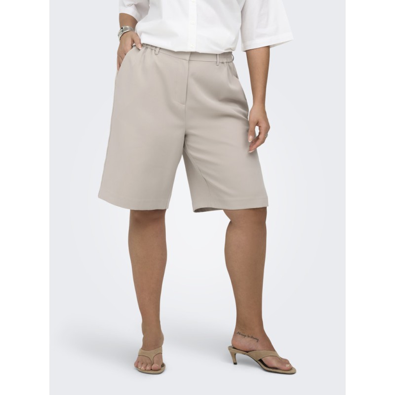 ONLY CARMAKOMA Mia højtaljede shorts - String