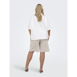 ONLY CARMAKOMA Mia højtaljede shorts - String