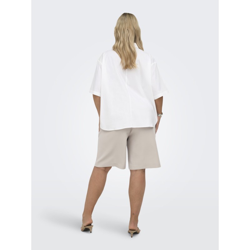 ONLY CARMAKOMA Mia højtaljede shorts - String