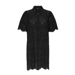 ONLY Valais kortærmet Kjole - Black