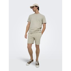 ONLY & SONS Kian Life Seers shorts - Silver Lining