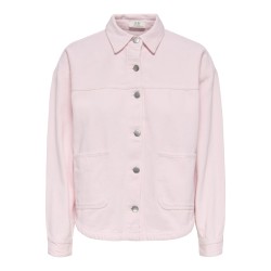 JDY Noma langærmet jakke - Chalk Pink