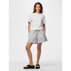 PIECES Billo pull up shorts - Cashmere Blue