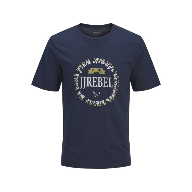 JJ REBEL Gaze kortærmet t-shirt - Navy Blazer