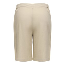 ONLY CARMAKOMA Goa lange hør shorts - Oxford Tan