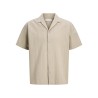 JACK & JONES Tyson kortærmet resort skjorte - String