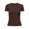 JDY Lucky kortærmet T-shirt - Chicory Coffee