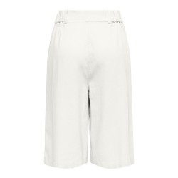 ONLY Goa lange hør shorts - Cloud Dancer