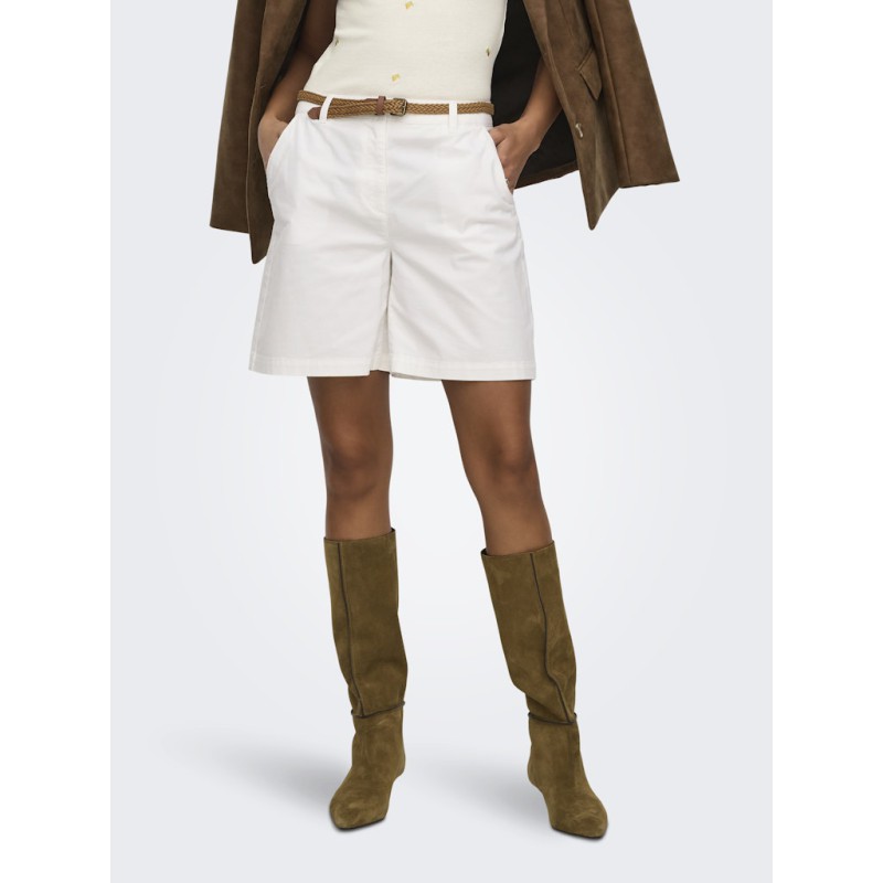 JDY Chicago bermuda shorts - Snow White