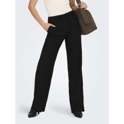 ONLY Goa hør pull up bukser - Black