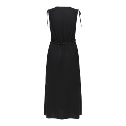 copy of ONLY Goa kortærmet hør kjole - Black