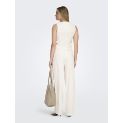 ONLY Goa hør pull up bukser - Cloud Daner