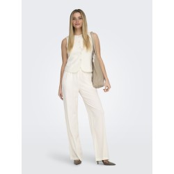 ONLY Goa hør pull up bukser - Cloud Daner