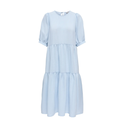 ONLY Emmia trekvartærmer kjole - Ballad Blue
