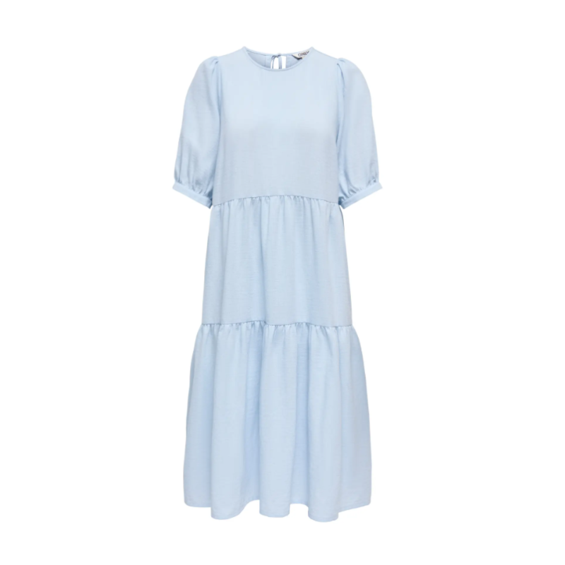 ONLY Emmia trekvartærmer kjole - Ballad Blue