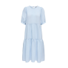 ONLY Emmia trekvartærmer kjole - Ballad Blue