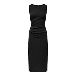 ONLY Lava ærmeløs lang kjole - Black