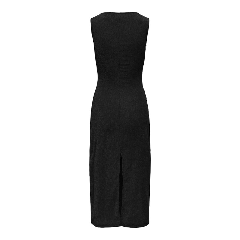 ONLY Lava ærmeløs lang kjole - Black