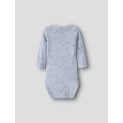 NAME IT Baby Hobit Langærmet Bodystocking - Blue Fog