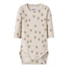 NAME IT Baby Hobit Langærmet Bodystocking - Peyote Melange